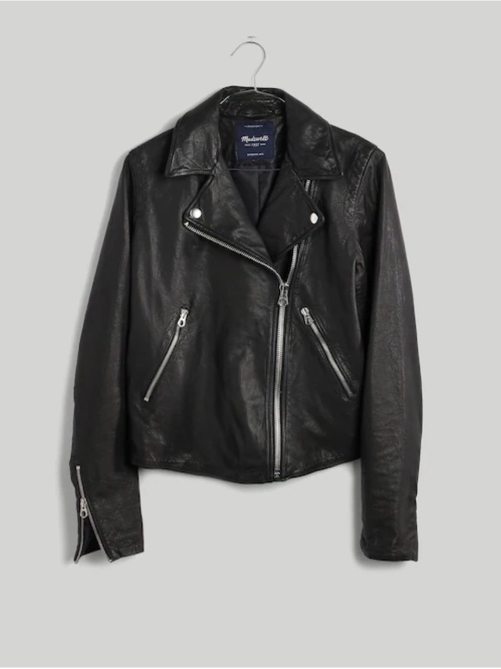 Madewell The Washed Leather Motorcycle Jacket